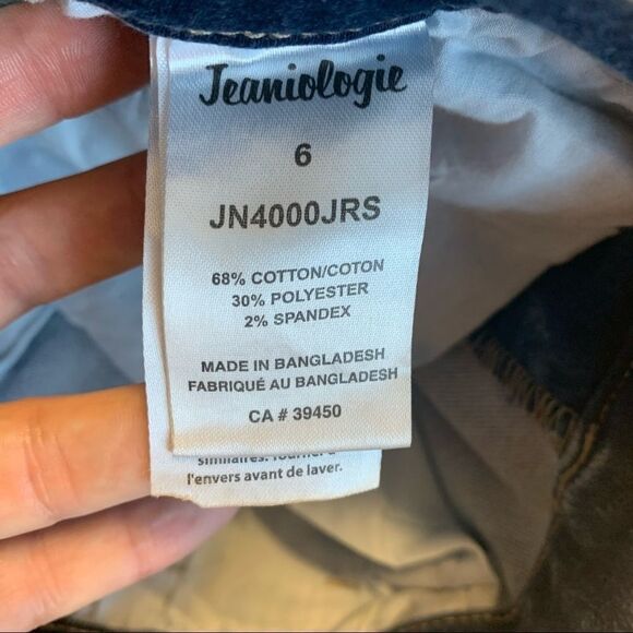 Jeaniologie denim Jean joggers size 6 - Picture 6 of 11